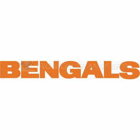 Cincinnati Bengals Iron-on Stickers (Heat Transfers)NO.467